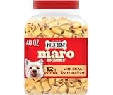 Milk-Bone MaroSnacks Small Dog Treats with Real Bone Marrow, 40 Oz. | Dog treats with 12% protein