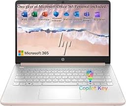 HP 2026 Everyday Laptop, Intel CPU, 128GB Storage, Copilot AI, Office 365