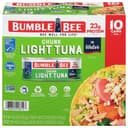 Bumble Bee Chunk Light Tuna In Water, 5 oz Cans (Pack of 10) - Wild Caught Skipjack Tuna - 23g Protein Per Serving - ...
