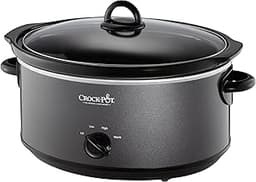 Crock-Pot 7-Quart Manual Slow Cooker, Family Size Serves 8+ People & Fits 6-lb Roast, Removable Stoneware with Warmin...